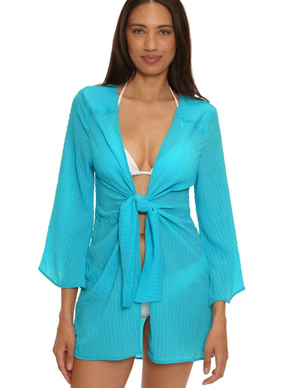 BECCA NASHVILLE TEXTURED TUNIC IN SIZE MEDIUM